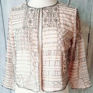 New Look Beaded Cropped Jacket